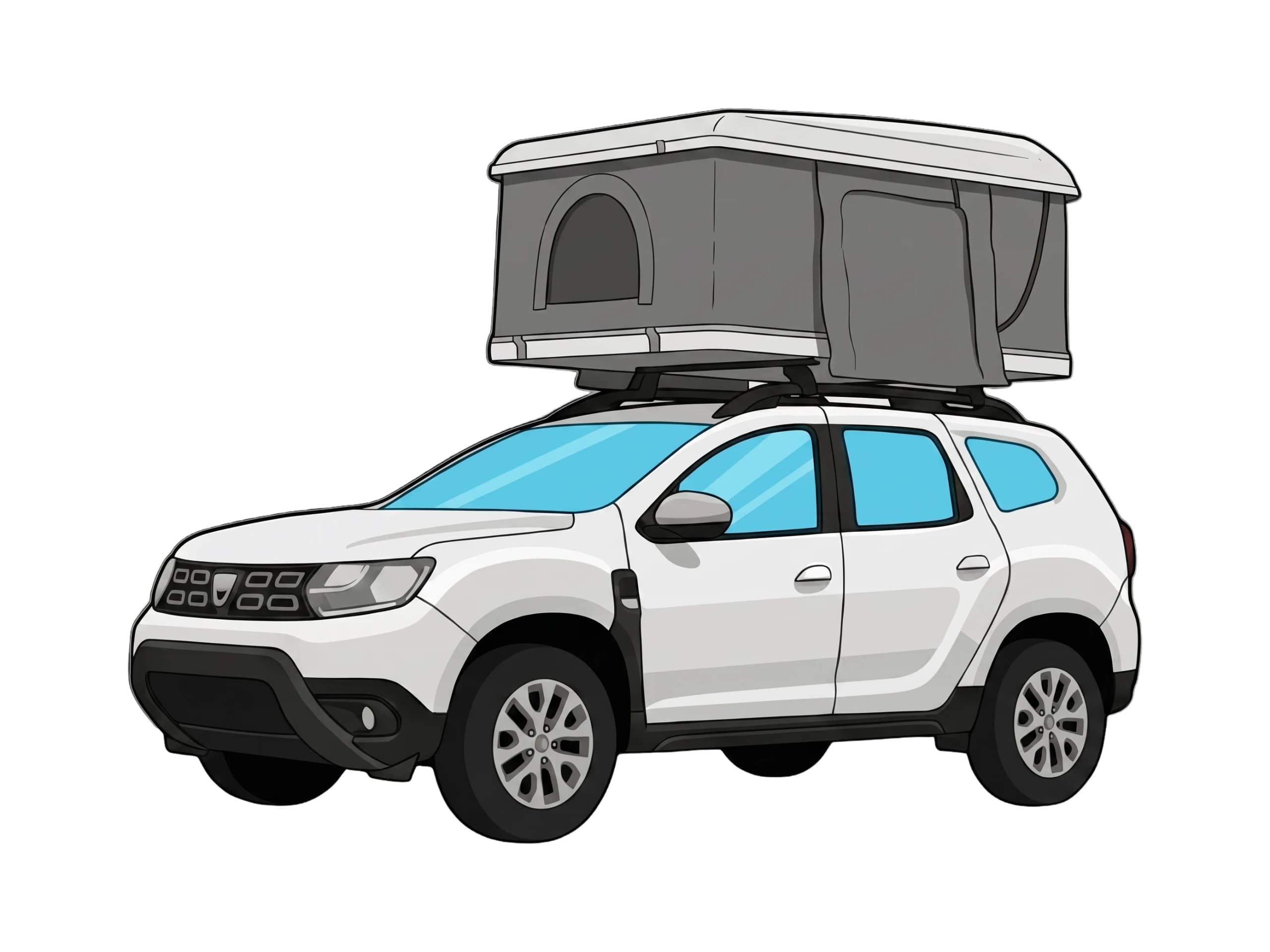 Dacia Duster 4x4 Roof Tent Camper