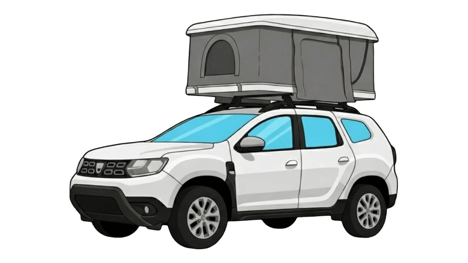 Dacia duster 4x4 roof tent